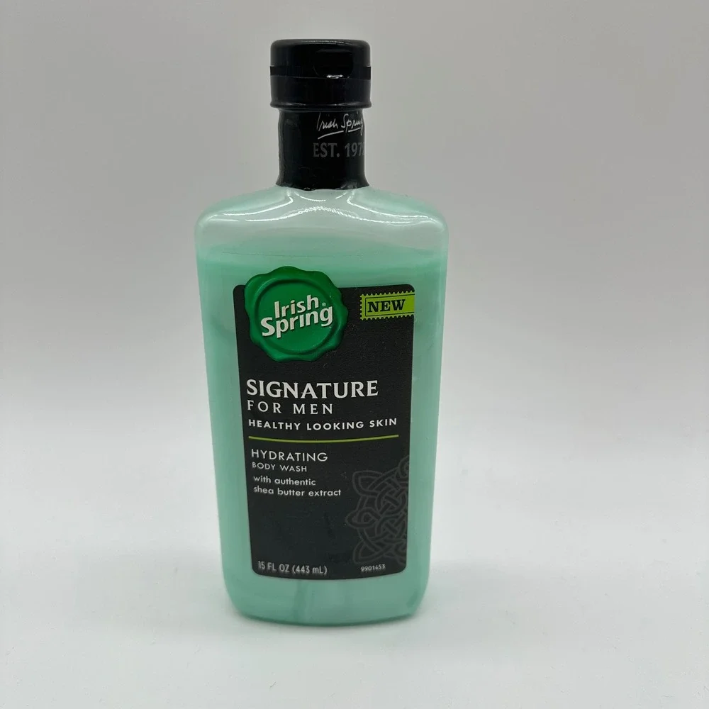 Irish Spring SIGNATURE FOR MEN Hydrating Body Wash, 15oz | HTF DISCONTINUED
